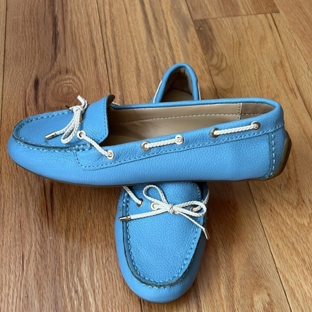 New Talbots leather blue driving loafers 6.5​ - Picture 6 of 9